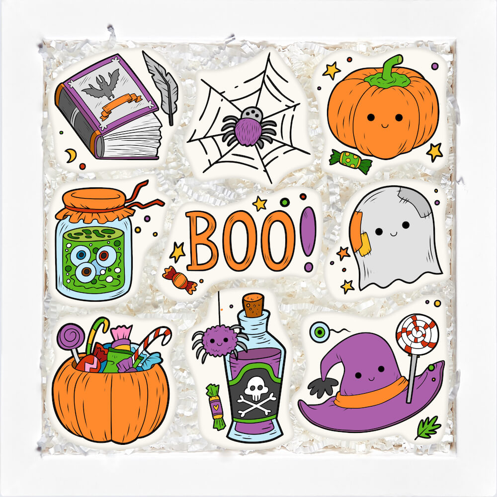 25x25 white Хеллоуин