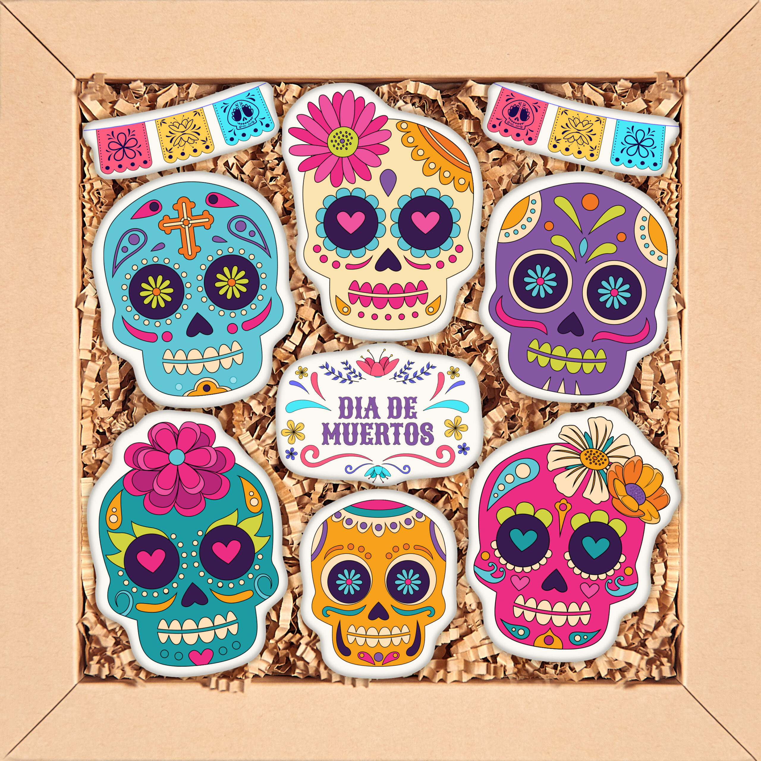 20x20 Dia de Muertos